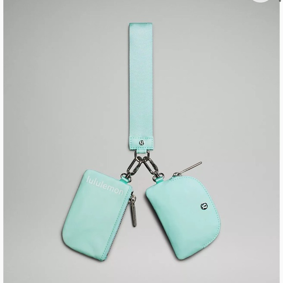 lululemon athletica Accessories - Lululemon Dual Pouch - Ideal Mint/White